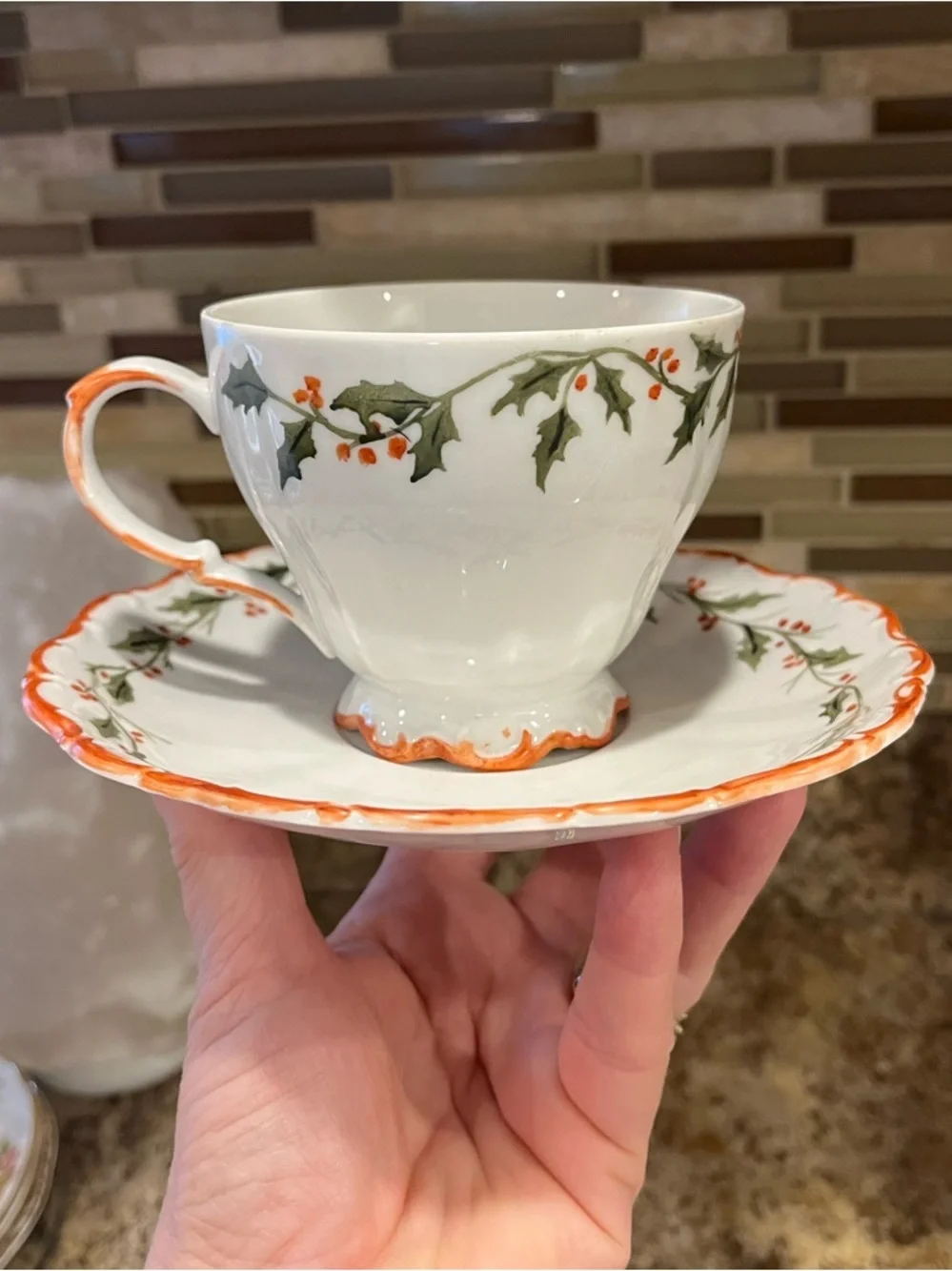Vintage elegant porcelain